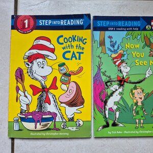 Cat In The Hats Books--Step Into Reading--Level 1 and 2